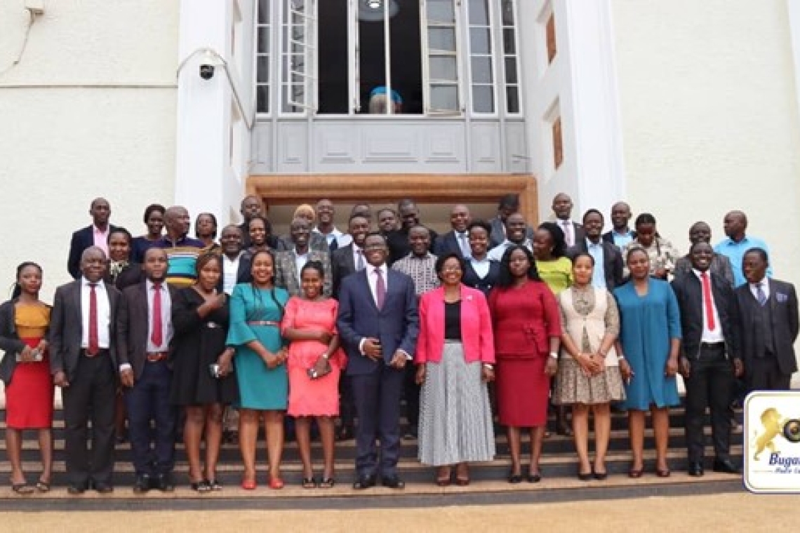 Katikkiro unveils Kingdom goals and objectives in a meeting with Buganda  government employees